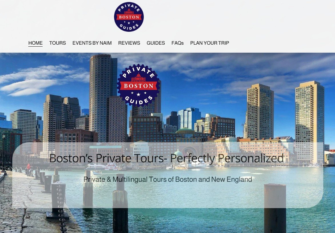 boston private guide squarespace site