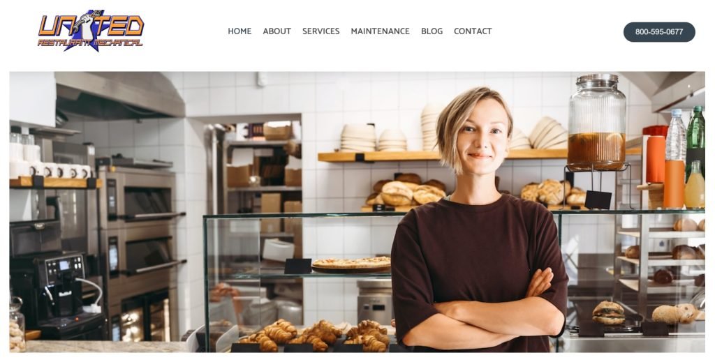 united-restaurant mechanical website